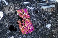 Lames minces de roches volcaniques